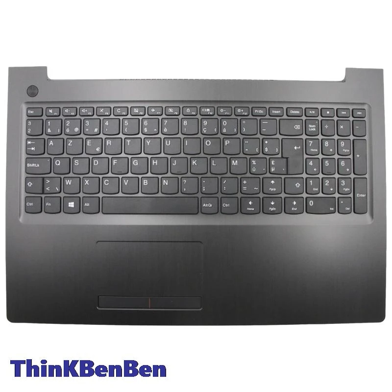 

BE Belgian Black Keyboard Upper Case Palmrest Shell Cover For Lenovo Ideapad 510 15 310 15 15IKB 15ISK 15IAP 15ABR 5CB0L81564