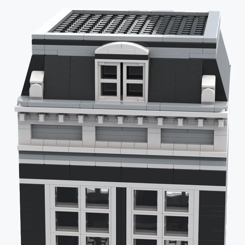 1982 PCS Edificio modulare a prezzi accessibili Amsterdam Canal House Nr 6 Modello MOC Building Block Mattoni Giocattolo fai da te Compleanno Personalizza Regalo