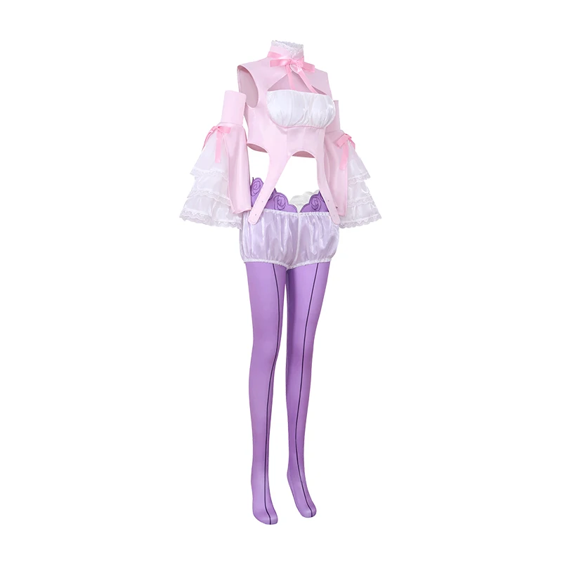 애니메이션 마호아쿠 미모리 바이쿠야 코스프레 코스튬, 마법 소녀, 사악한 중위, 소녀용 할로윈 코스튬