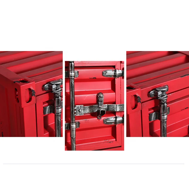 Shipping Container Furniture Metal Cabinet Living Room Cabinet image 3