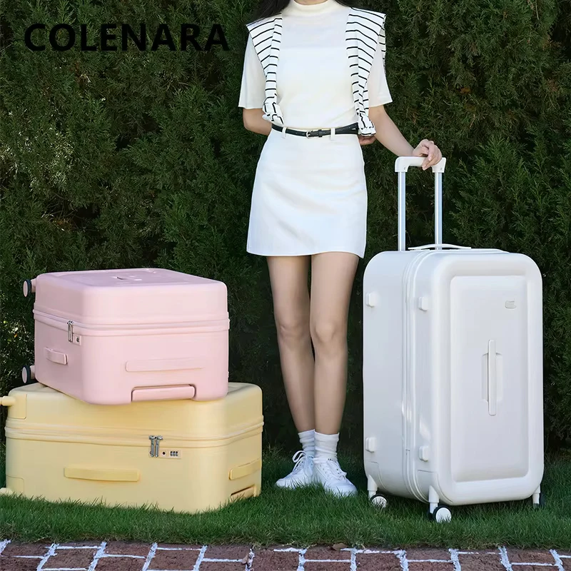 COLENARA Women's Suitcase ABS+PC Boarding Case 20