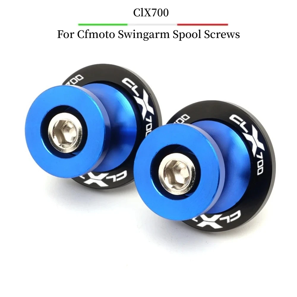 

For Cfmoto Clx700 Clx 700 700Clx Cf Moto CNC Aluminum Swingarm Spools Stand Screws Slider Motorcycle Accessories 2024 New