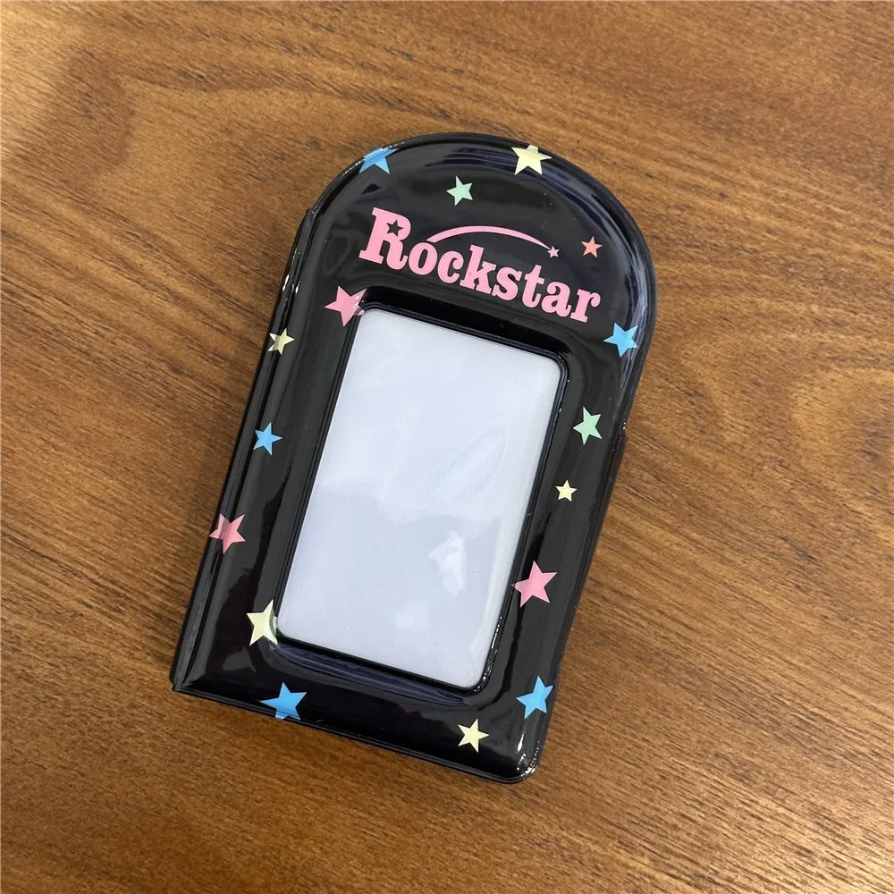 New Retro Star Card Album PVC 3 Inch Mini Photocard Binder Korean Style with 10 Internal Pages Collectible Card Album