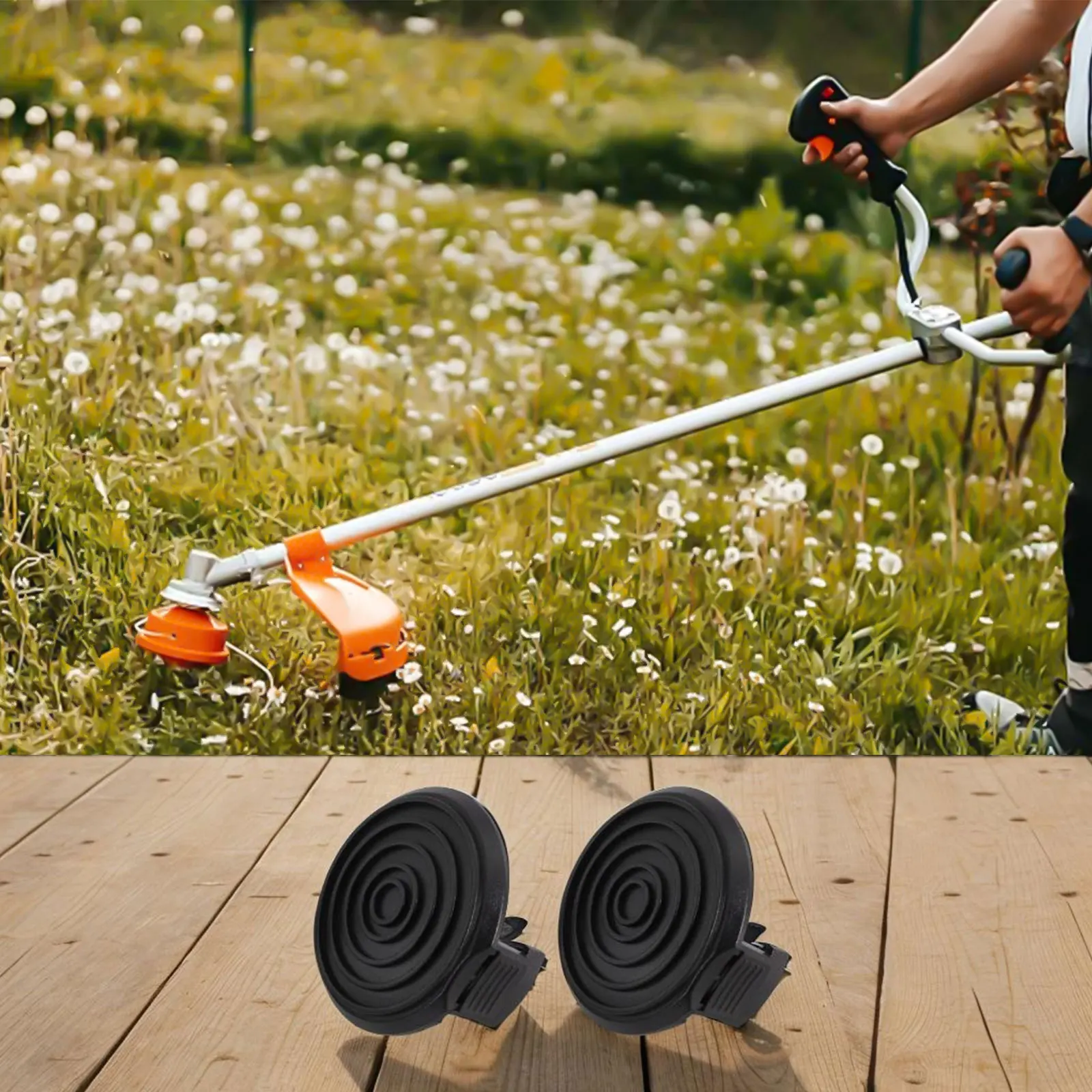 For WA0037 Replacement Spool Cap Cover for WORX 40V & 56V Trimmers Secure Line Protection Effortless Installation