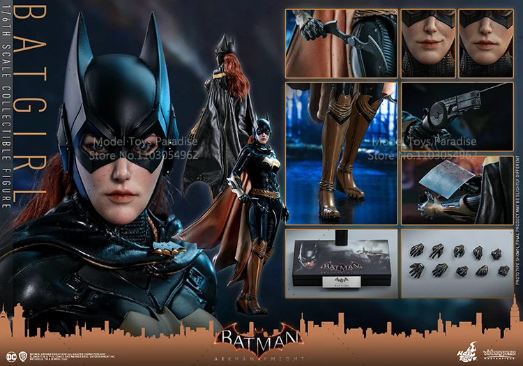 HOTTOYS HT VGM40 1/6 ألعاب قابلة للجمع باتجيرل باتمان: أركام نايت بطل السوبر الجندي مجموعة كاملة 12 بوصة عمل نموذج لجسم الهدايا