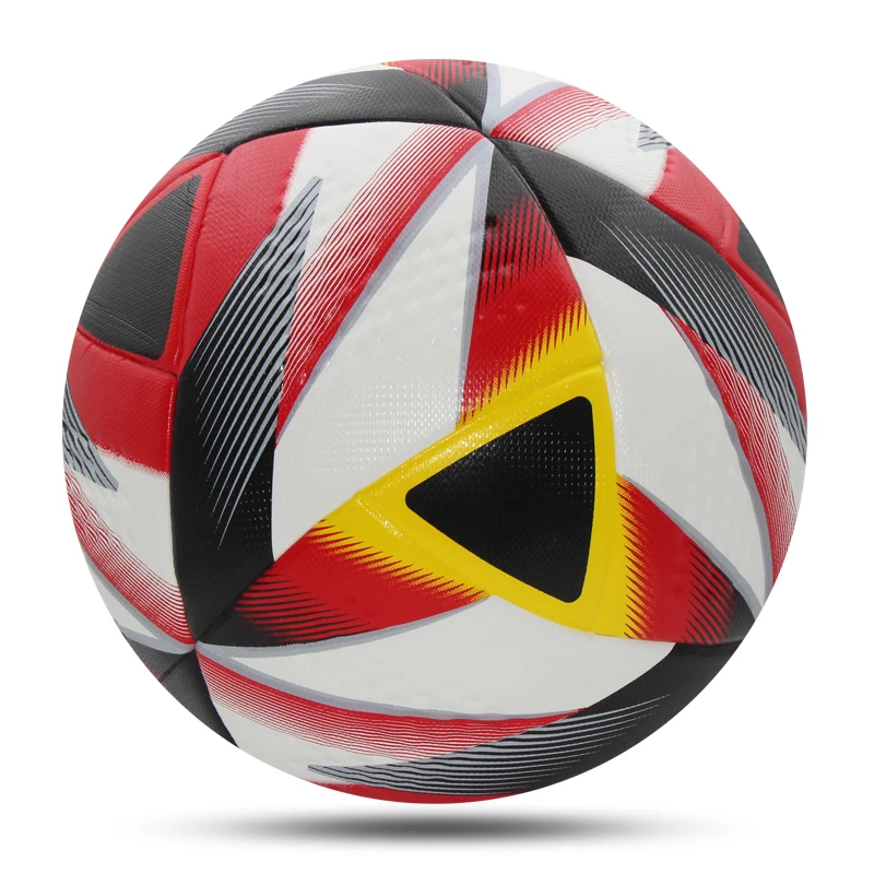 2024 pallone da calcio di dimensioni Standard 5 materiale PU di alta qualità sport all\'aria aperta palloni da calcio resistenti all\'usura squadra