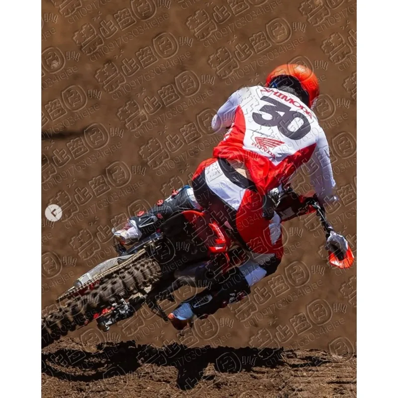 

Honda Latest 2025 года, футболка для внедорожного мотоцикла, дышащий трикотаж для горного велосипеда, быстросохнущий гоночный топ, удобный выбор для гонщиков