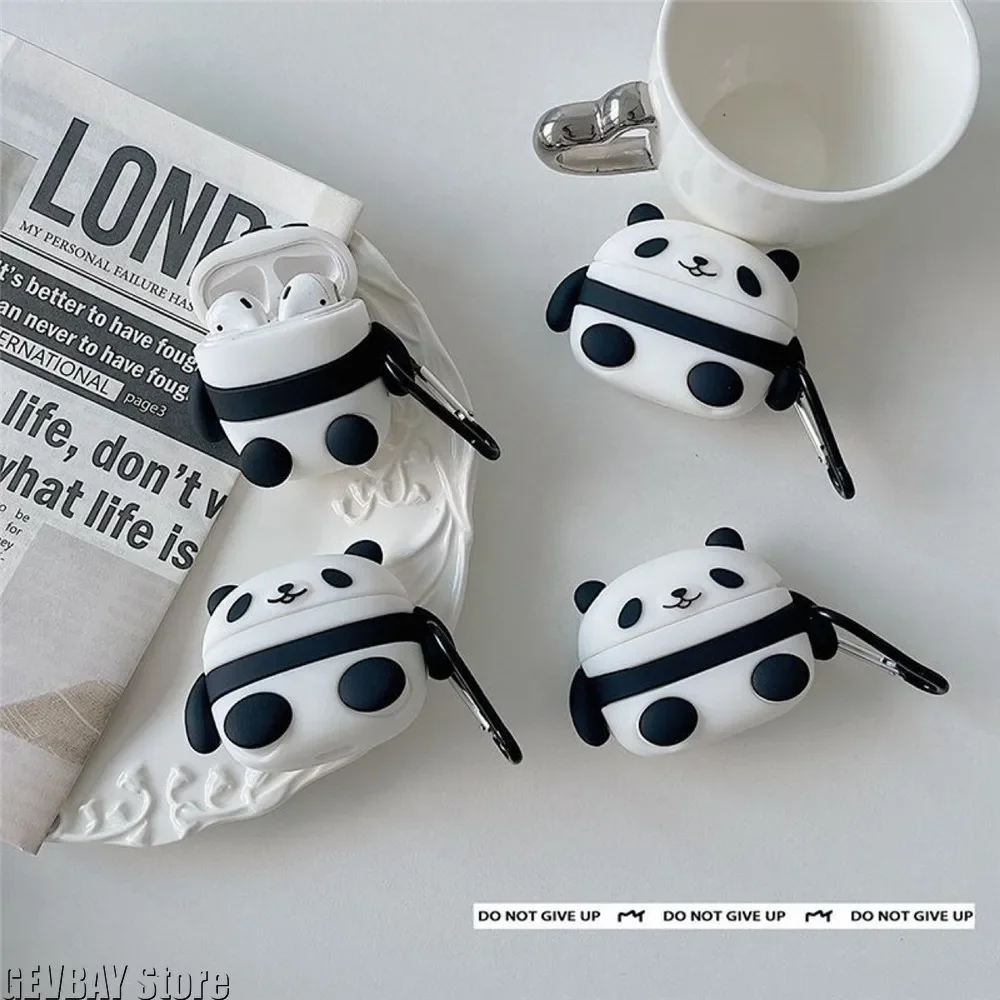 Custom Fit Panda Earphone Case - For AirPods Pro/Pro2/Pro3/Pro4 Silicone Cover