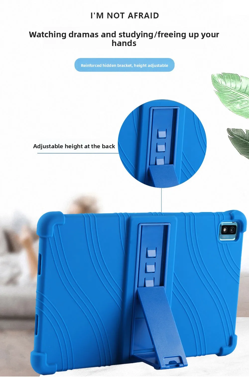 Stoßfeste TPU-Hülle für TCL 10 TAB MAX 10.36, Flexibler Stoßfänger mit Ständer, Mehrere Farben – Detail 3