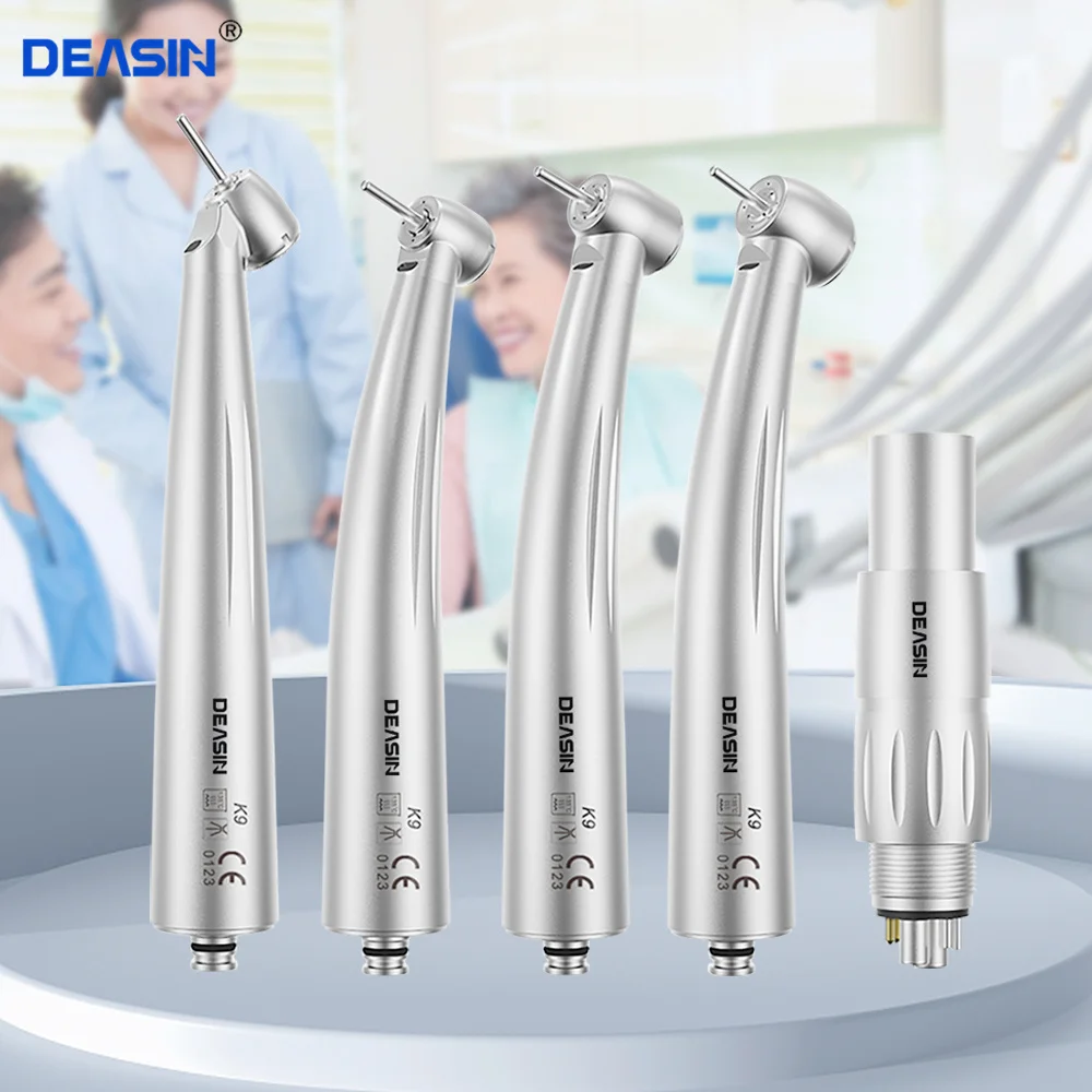 

Dental Tooth Electric Optical Fiber Led Air Turbine Water Spray Surgical High Speed Handpiece N type quick coupling