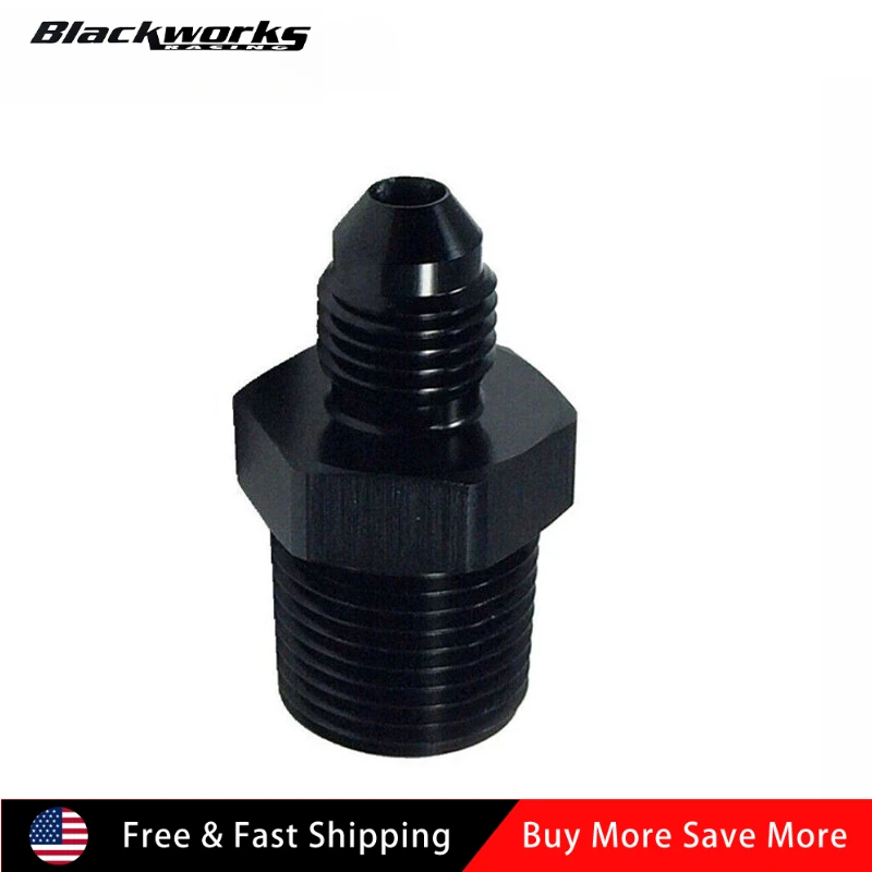 

AN4 Straight Male Flare Fuel Hose End Fitting Adapter