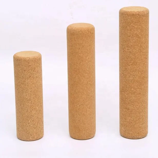 Eco-friendly 100% Cork foam roller for training massage