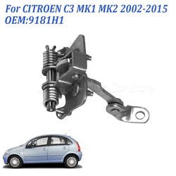 Recambio de bisagra de puerta delantera izquierda y derecha para coche, accesorios de repuesto para CITROEN C3 MK1 MK2 2002 ‑ 2015, 9181H1