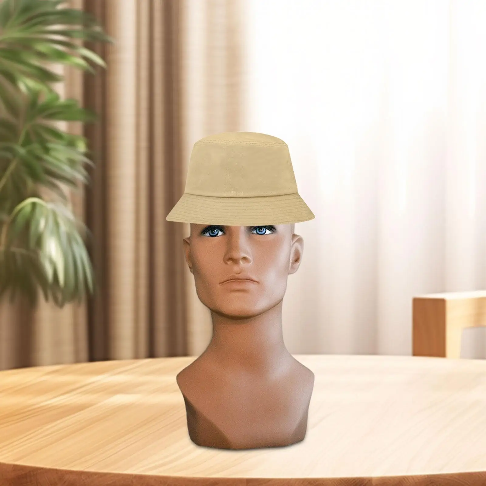 Présentoir de tête de mannequin masculin, multifonctionnel, PVC, robuste, professionnel, présentoir de chapeau, porte-perruque T1, présentoir de perruque de chapeaux