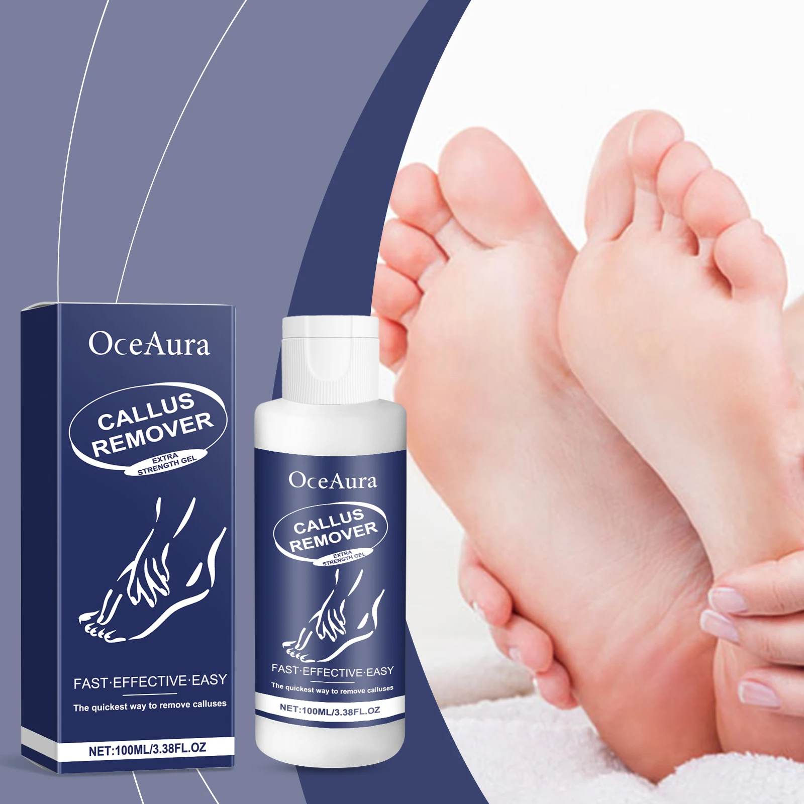 

Foot Exfoliating Gel Gentle Moisturizing Care Softening Foot Skin Dead Skin Foot Gel Aids Freshness & Smooth Texture