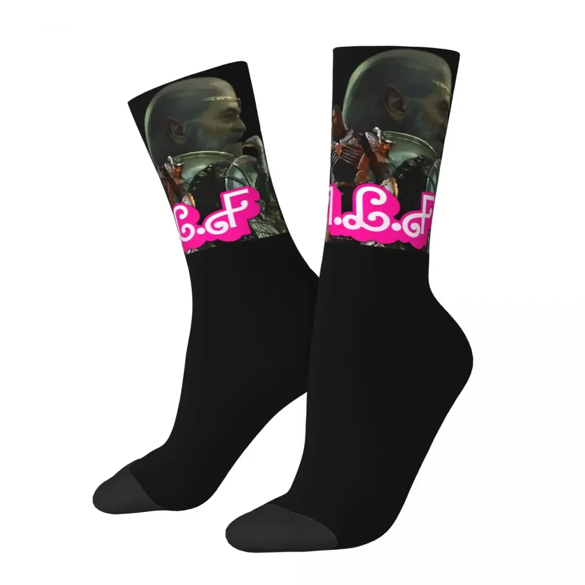 Casual Unisex Retro Ketheric G.I.L.F Crew Socks BG3 Games Merch Basketball Socks Cute Wonderful Gifts