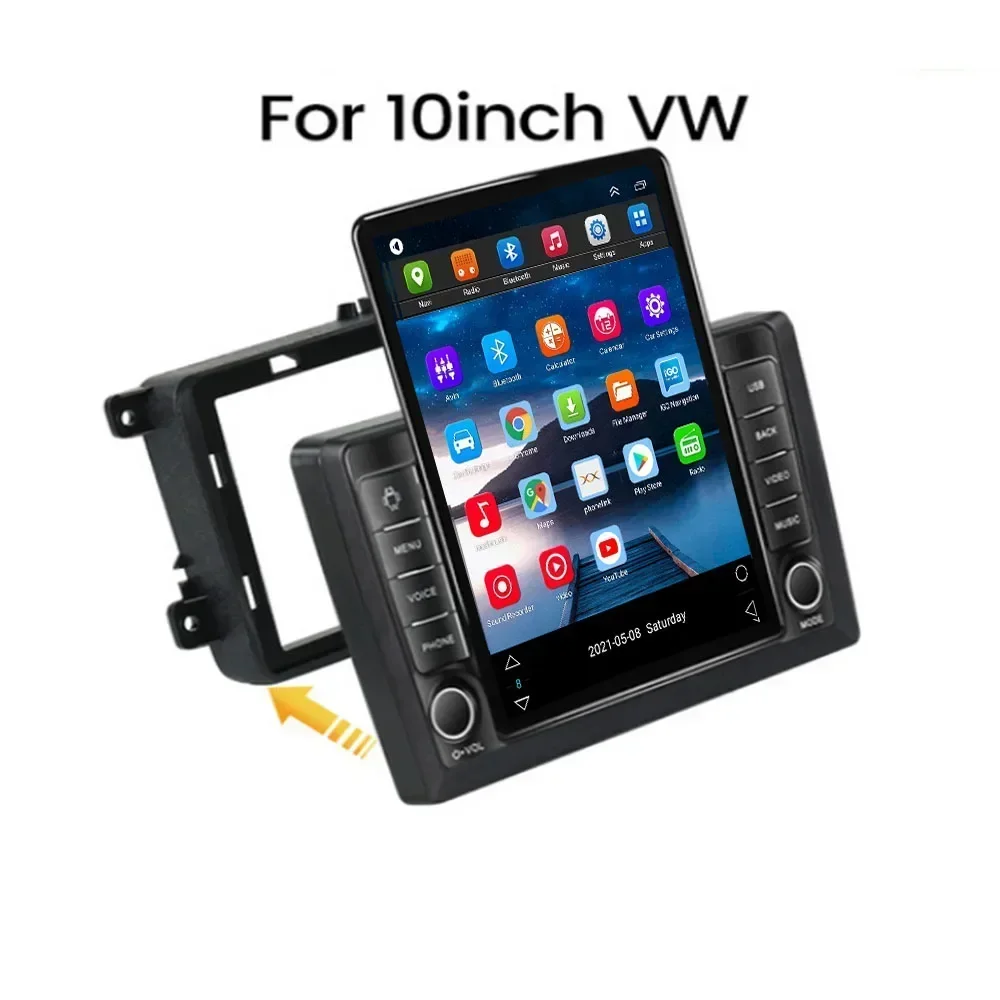 Car multimedia system Carplay Android Auto Car Radio for VW Golf 5 6 Touran Passat B6 B7 Sharan JATTA Skoda Seat Tesla Style GPS