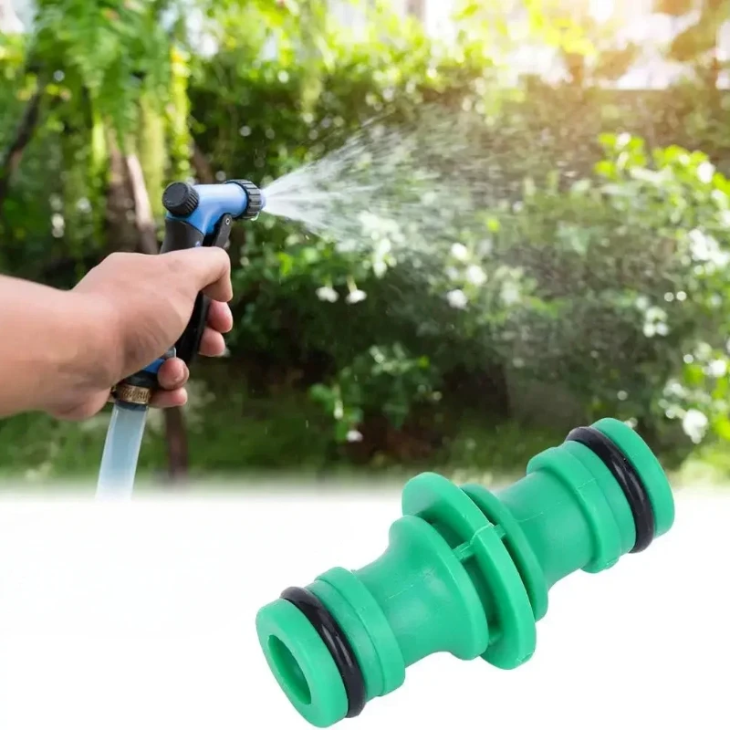 5PCS Double Plug Hose Connector Extender for Car Washing Garden Pipe Connecting Quick Irrigation Watering Plumbing Fitting