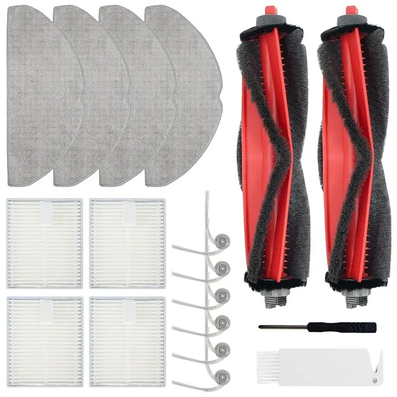 

A99T Replacement Parts Kit For Roborock Q7 M5/M5+, L5/L5+Series Robot Vacuum Accessories Main Side Brush Hepa Filter Mop Pads