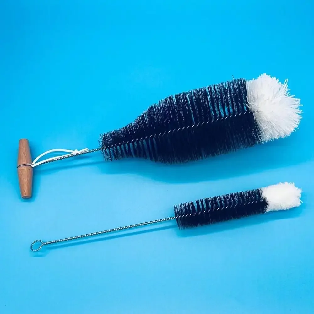 With Beechwood Handle Soda Stream Bottle Brush Drink Wineglass Bottle Cup Kitchen Cleaning Tool Glassware Jars Cleaner