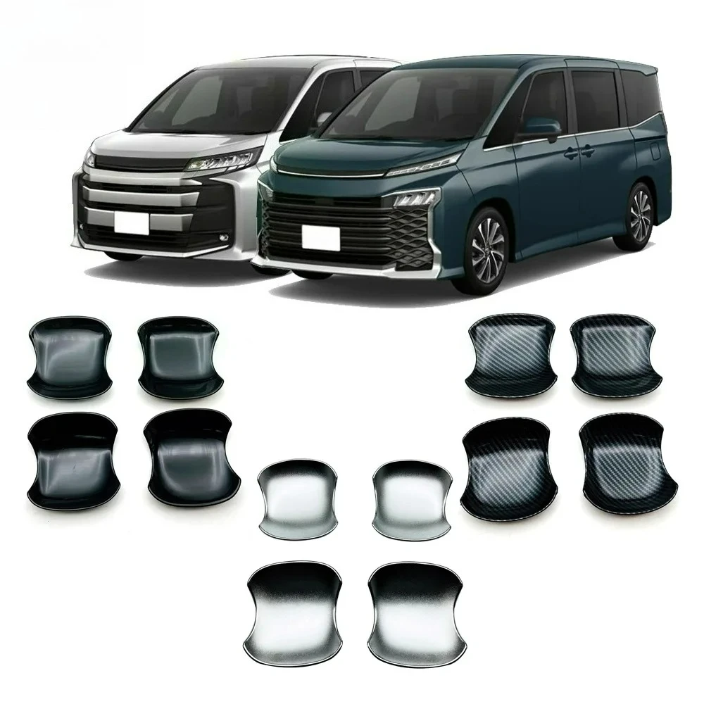 

For Toyota Voxy Noah R90 2021 2022 Car Door Bowl Chrome Decoration Cover Trim
