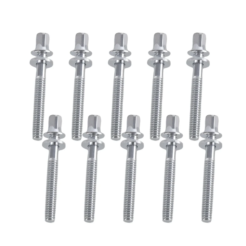 10Pieces Drum Screws Metal Texture Suitable for Musical Instrument Maintenance