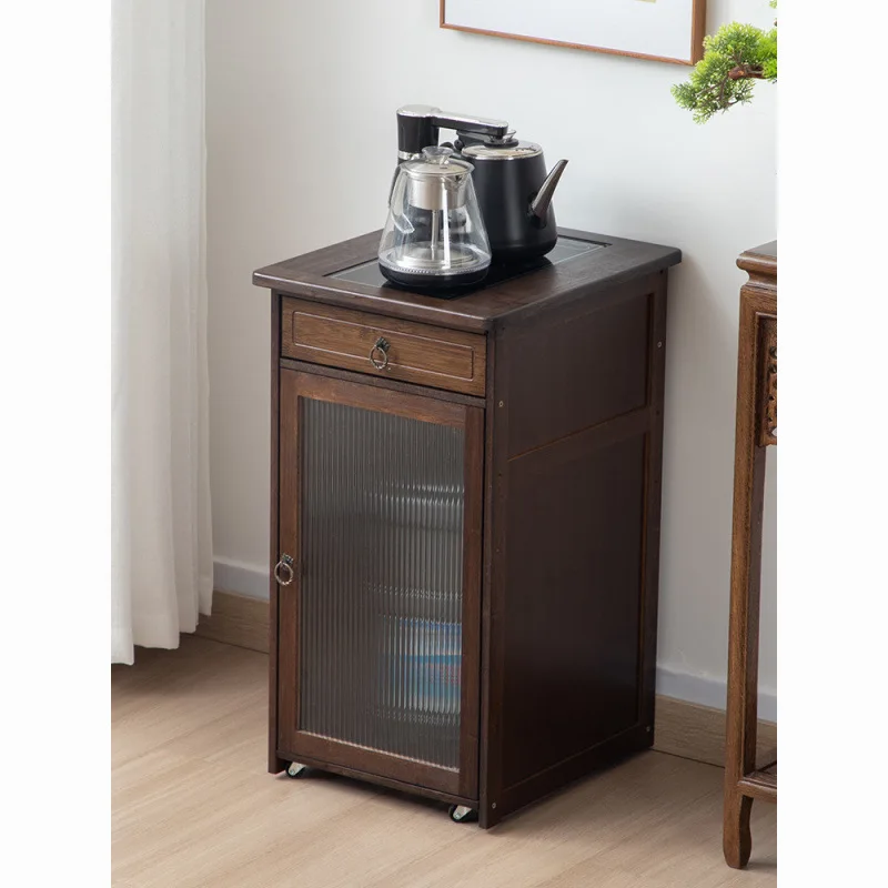 

Household kettle integrated tea side cabinet table side cabinet mobile tea table office set storage