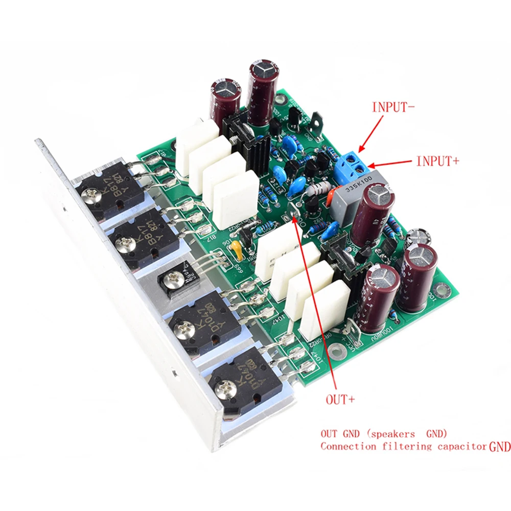 Ein Paar (2 Boards) l20 200W 8R Audio Stero Power Verstärker AMP Fertige Board mit Winkel Aluminium LJM-Audio