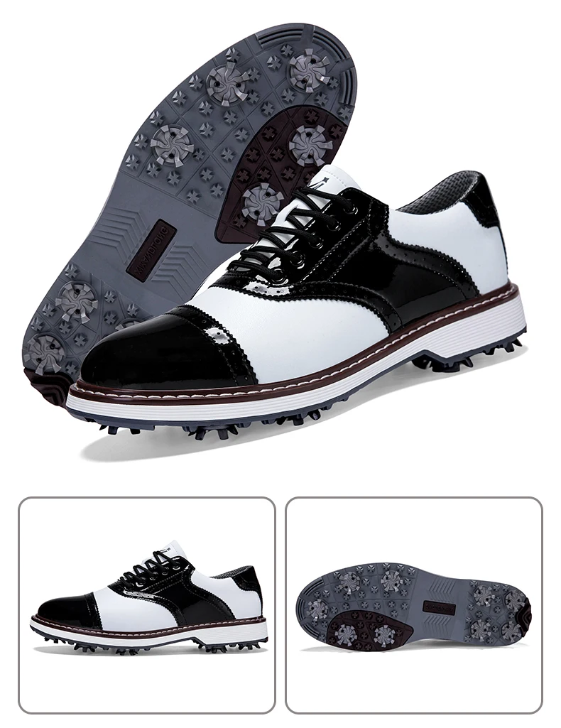 2026 Neue Professionelle Herren-Golfschuhe mit Spikes Wasserdicht Atmungsaktiv Rutschfest Bequeme Outdoor-Sport-Golf-Sneaker – Detail 24