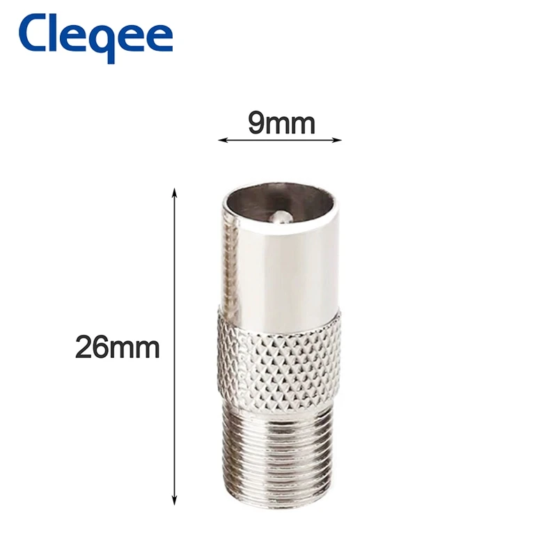 Cleqee 5 шт. быстроразъемный коаксиальный ТВ-разъем на гнездо
