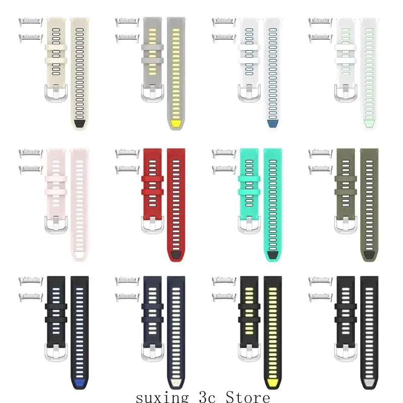 

strong Silicone Replacement Straps Comfortable & Breathable Designs Wristband for Everyday Use Suitable for Watch