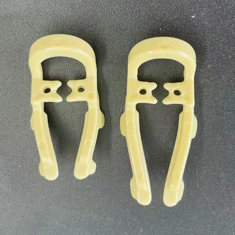 2pcs/1Set Dental Resin Rubber Barrier Clip Dental Distal Extension Premolar Rubber Dental Dam Clamp Dentistry Tools Long/Short