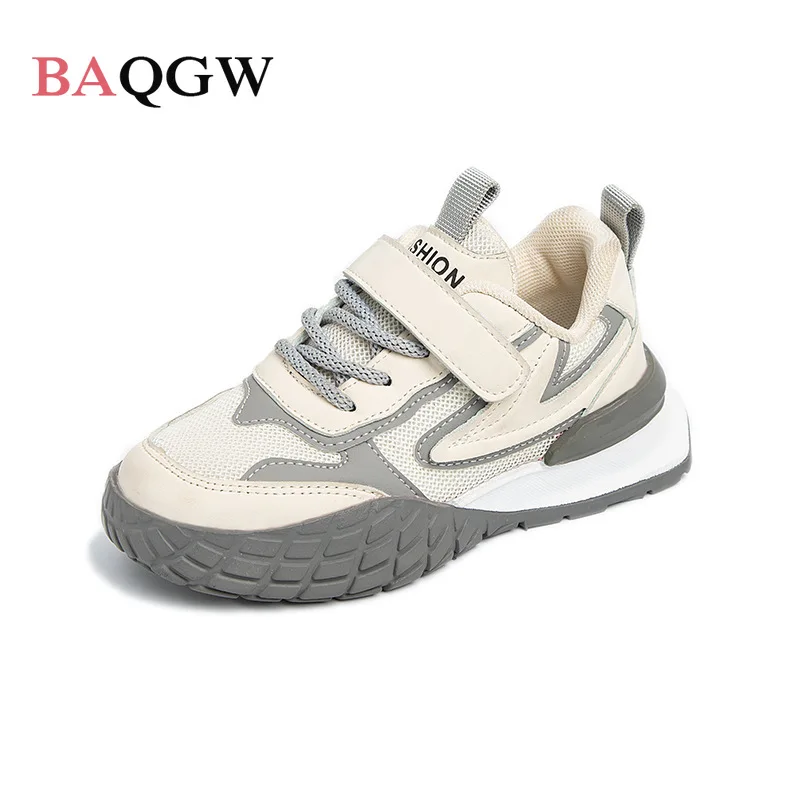 Designer Spring and Autumn New Mesh Breathable Boys and Girls\' Anti Slip Soft Sole Running Shoes Children\'s Casual School Shoes