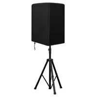 Waterproof Polyester PA/DJ Speaker Stand Covers UV Protection Dustproof Outdoor Cover for 15 Inch Powered 210D Oxford Cloth