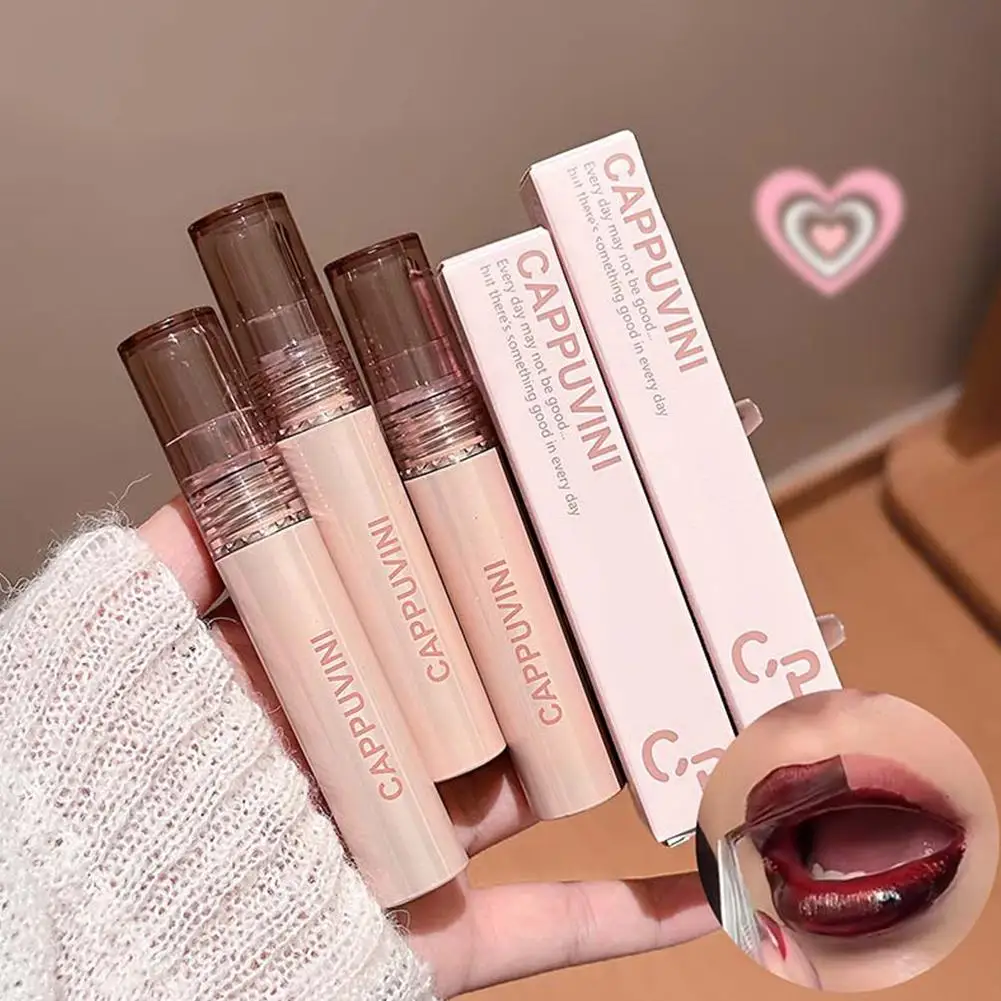 Mocha Brown Peel Off Lip Tint Makeup Peel Off Dye Lipstick Waterproof Lip Stain Cosmetics Matte Rose Lip Gloss Tear-off Kor C3Y5