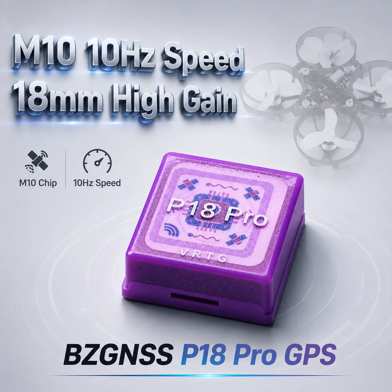 modulo-gps-bzgnss-bz-p18-pro-com-chip-m10-de-10ª-geracao-rapida-fixacao-por-satelite-para-drone-de-corrida-fpv-posicionamento-3d-rapido-novo-item