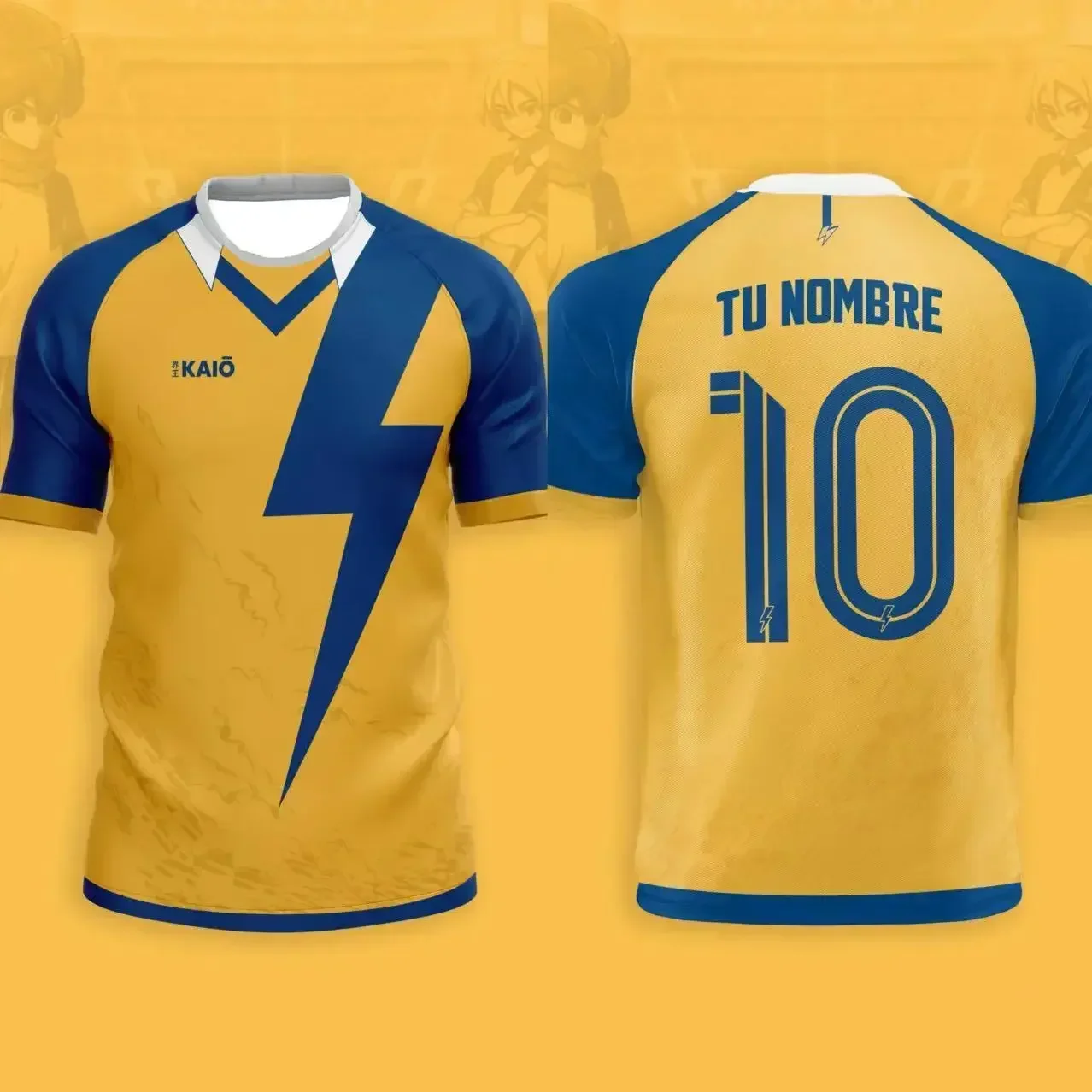 

Japan Soccer Anime Men T Shirt Jersey Inazuma Eleven Kaio Boys Girls Clothes Sports Casual Quick-Drying Oversized Daily Training