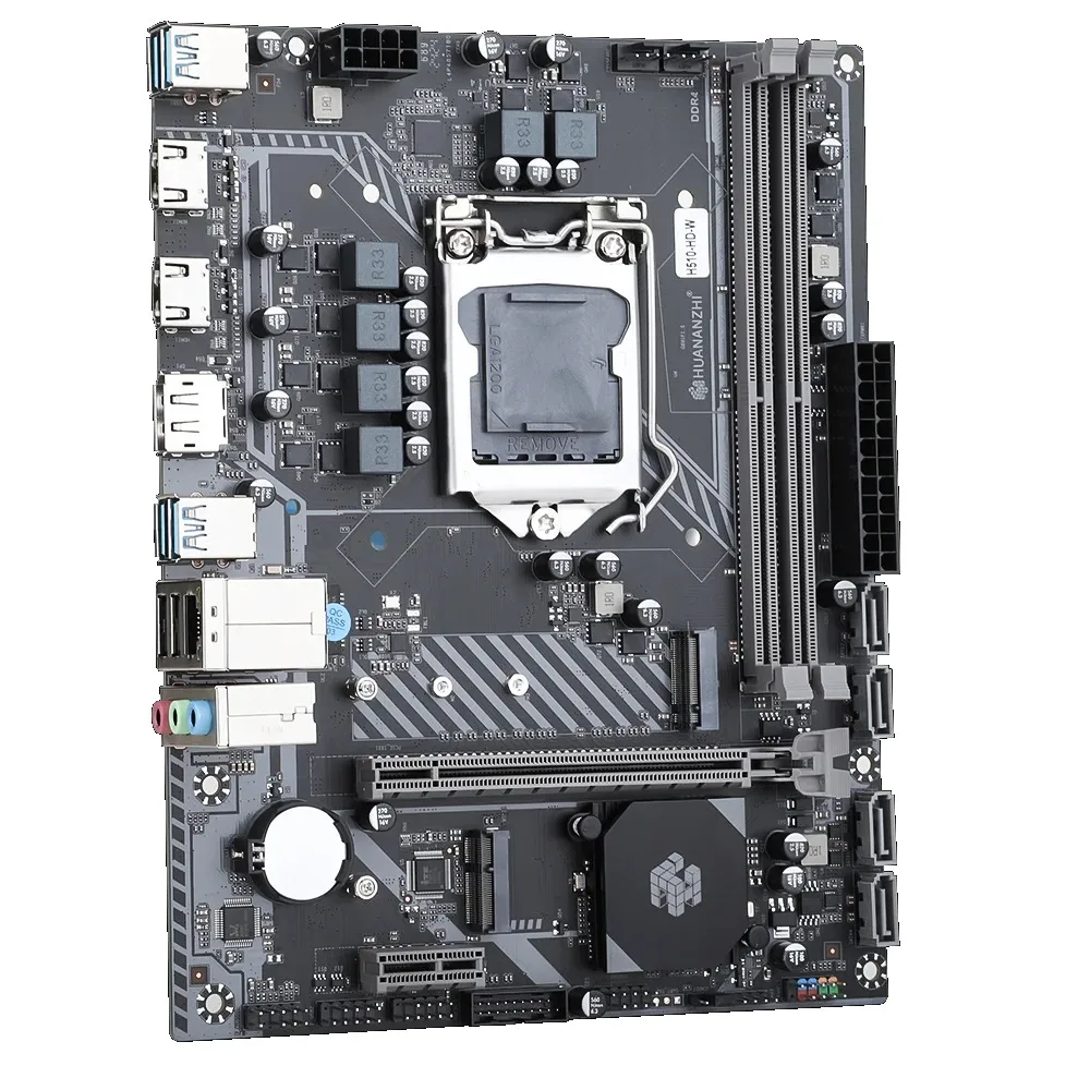 HUANANZHI H510 HD W M-ATX Motherboard Intel LGA 1200 Support 10 11 generation i3 i5 i7 DDR4 2400 2666 2933MHz 64G M.2 NVME - view 3