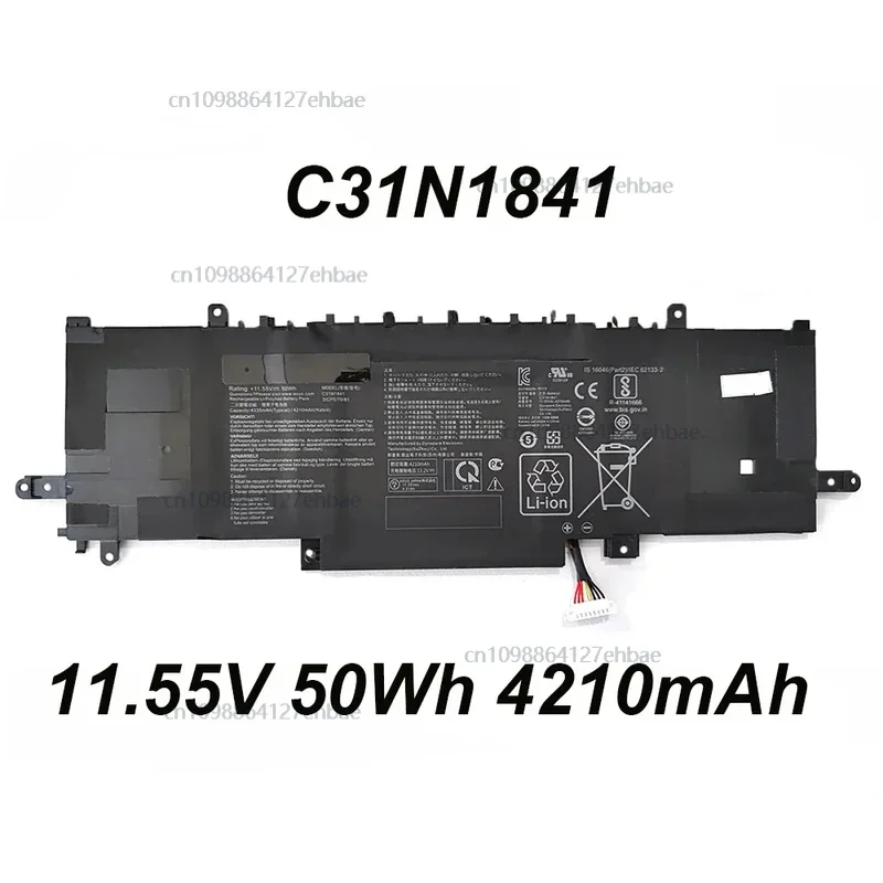 

C31n1841 11,55 В 50 Втч 4210 мАч аккумулятор для ноутбука Asus Zenbook 13 ux334fa ux334fl 14 um433 um433da ux434f ux434da seriesfast