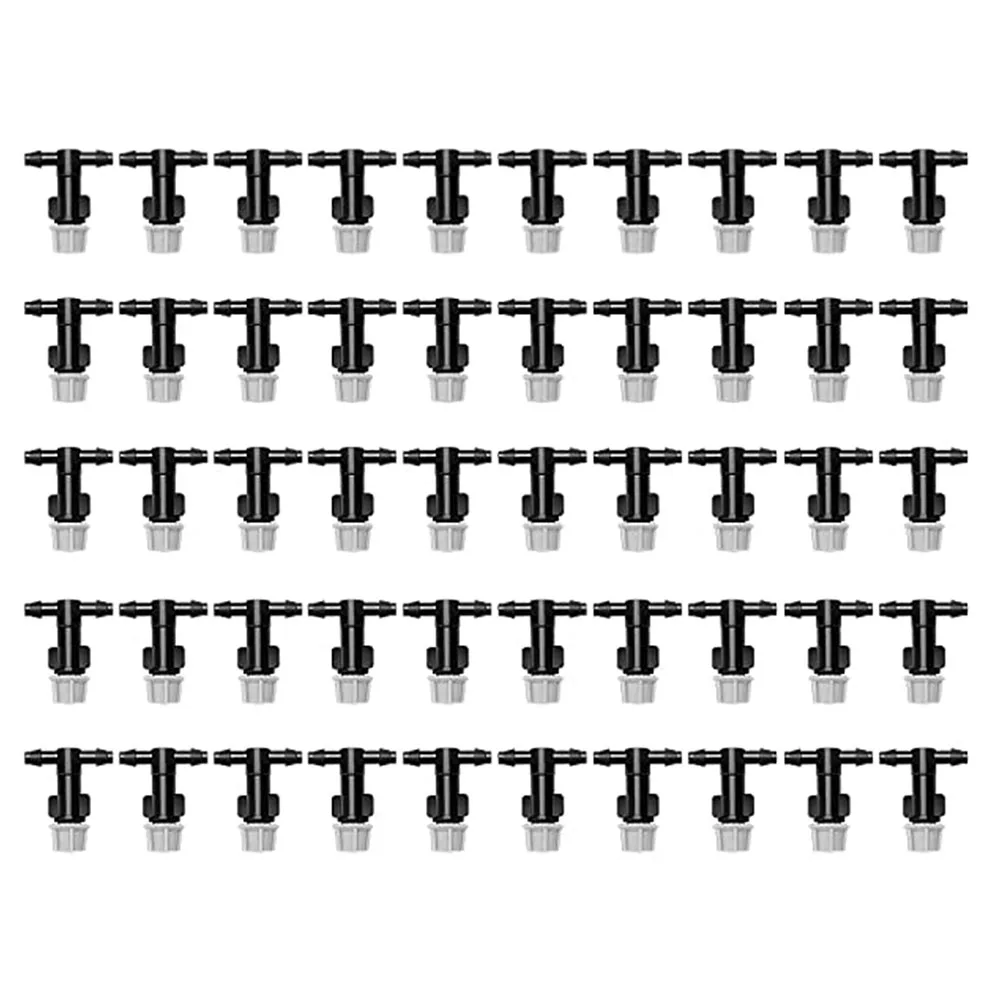 Adjustable Misting Nozzle Automatic Irrigation System Adjustable Dripper 20 Or 50 Pieces Set Adjustable Spray Pressure