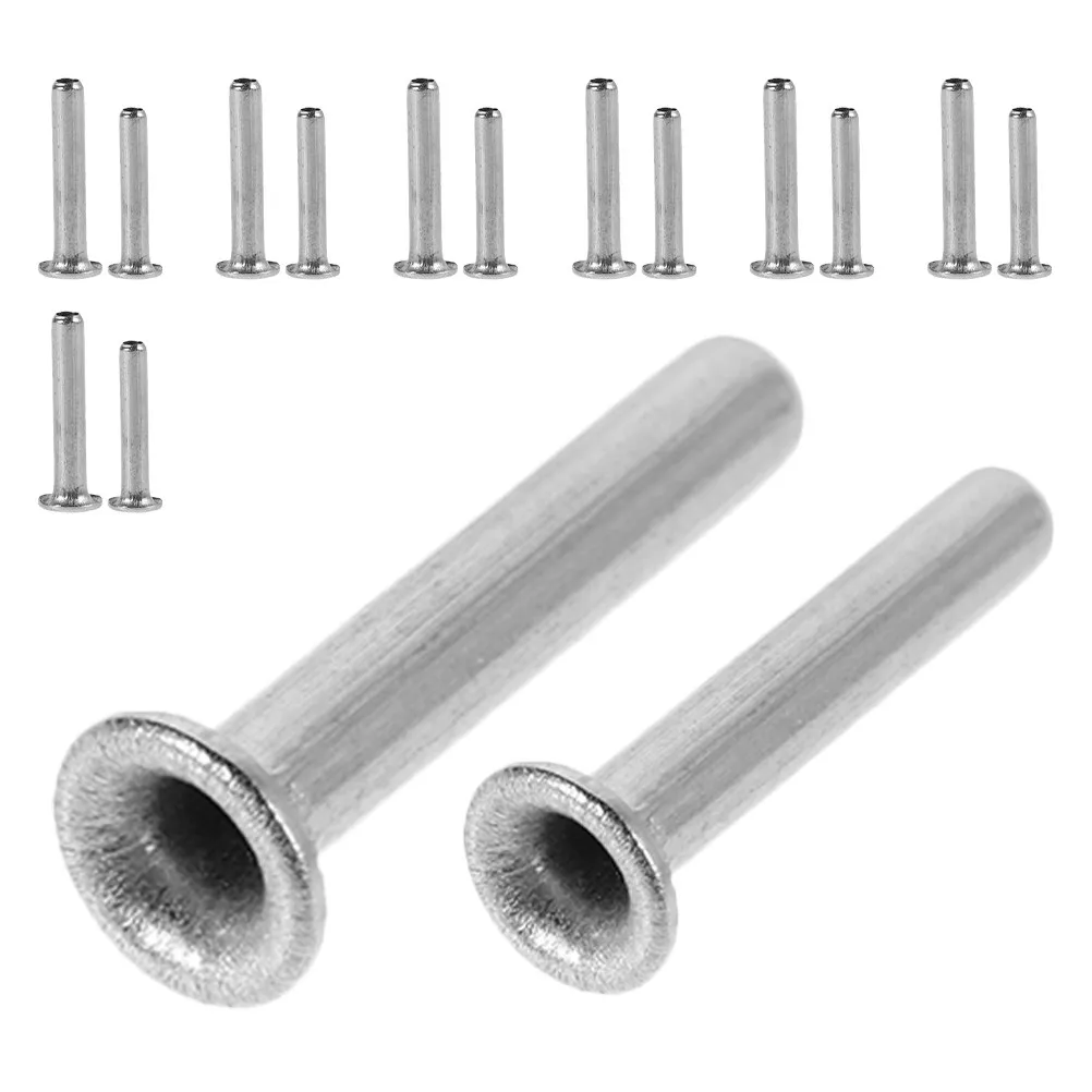 16Pcs Umbrella Rivets Alloy Repair Pins Umbrella Frame Replacement Tubular Rivet Head Insert Folding Parasol Support Repair