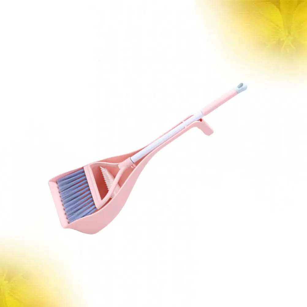 1 Juego de Mini escoba recogedor combinación Kit de limpieza para niños herramientas de alta resistencia juego de juguetes de limpieza para niños