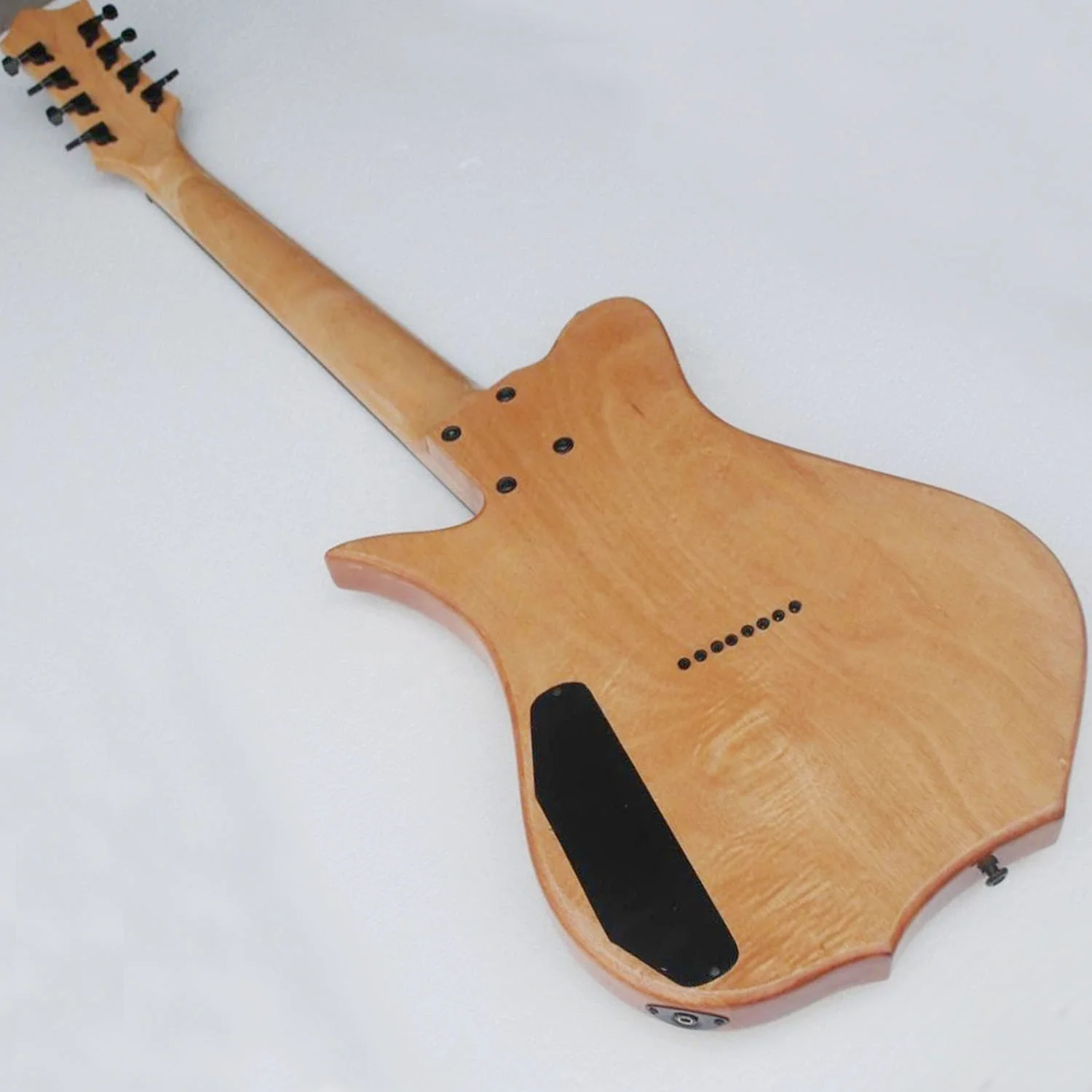 8 String Electric Guitar Fanned Fret With Semi-Hollow Body