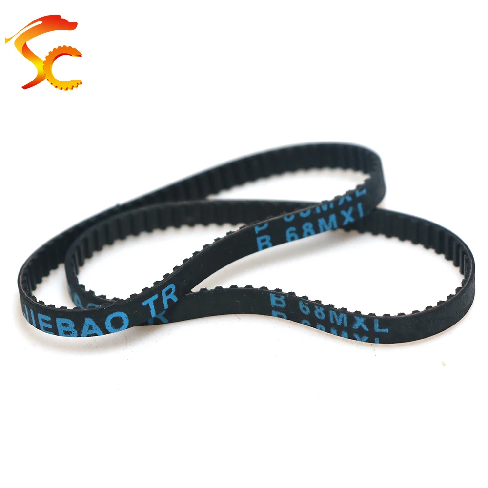 MXL Timing Belt B67/68/69/70/71/72/73/74/75/76 MXL Belt Width 4~20mm Synchronous Rubber Pitch 2.032mm For CNC