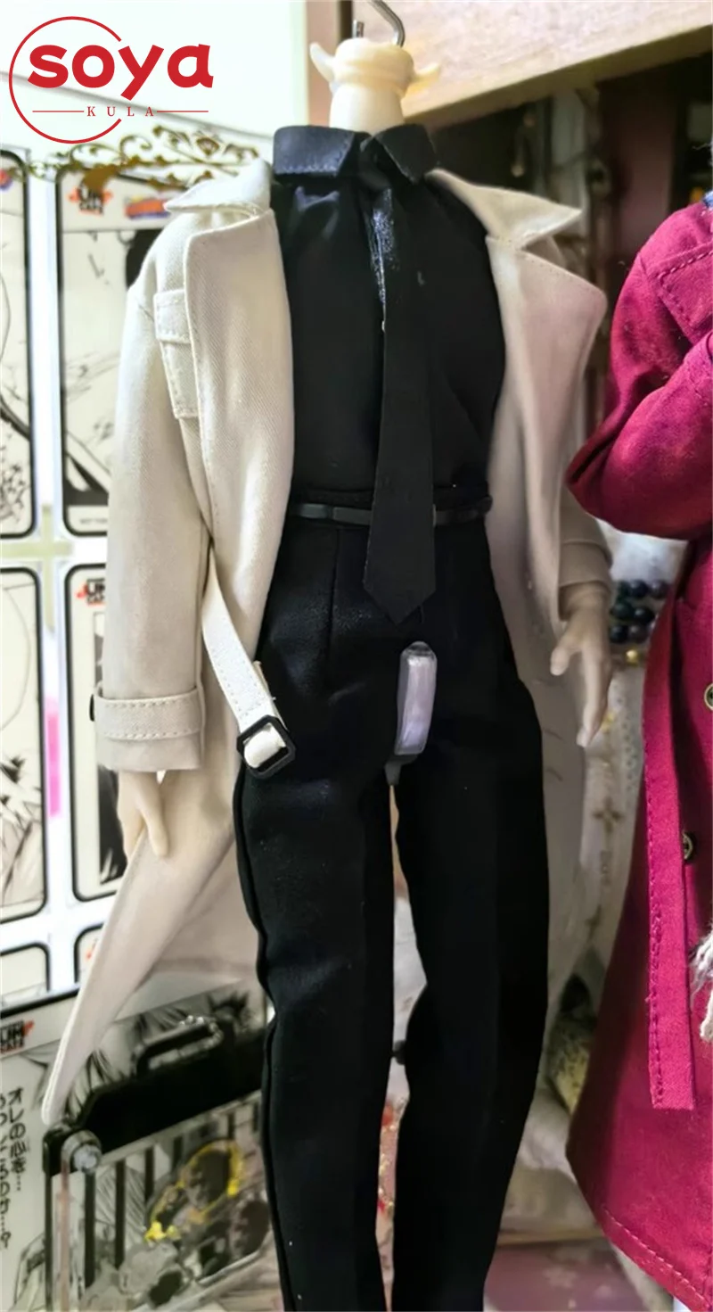 ATstory 1/6 Skala Männliche Windjacke Britischen Langen Mantel Kleidung Modell Fit 12'' 3Atoys Soldat Action Figur Körper Puppen