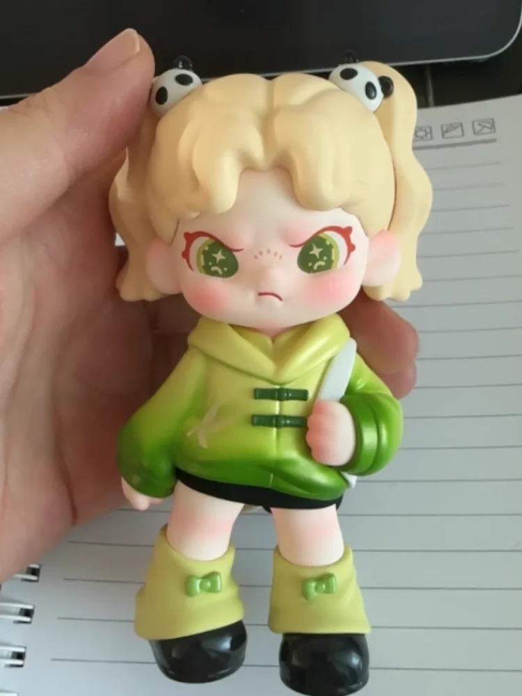 Dora cem tobos série caixa cega as cinco dinastias na moda jogar garagem kit bonito boneca brinquedo um presente de aniversário agradável ornamento