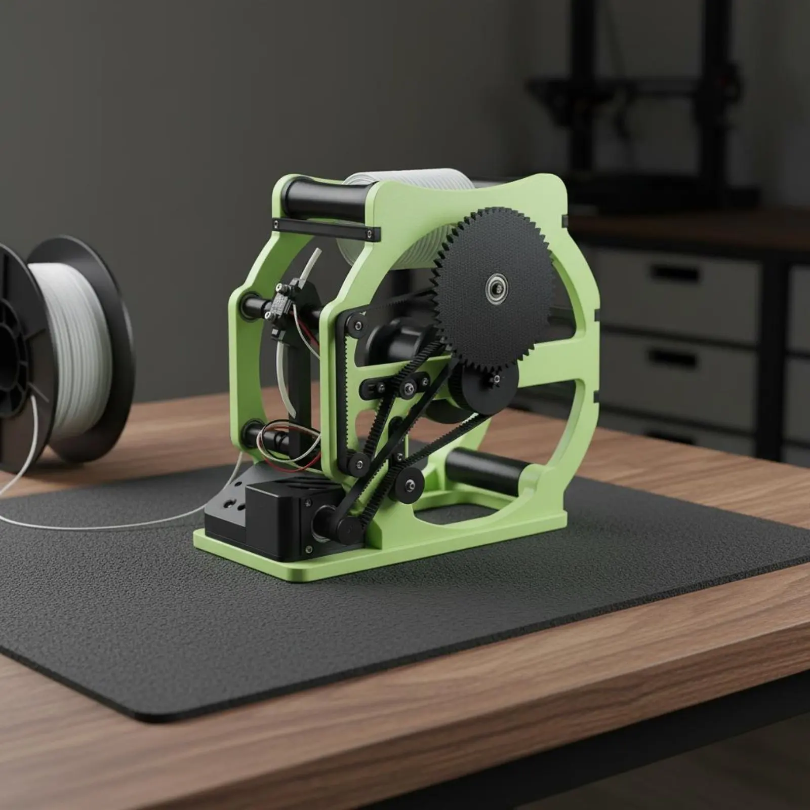 

Electric Filament Winder Double-Tier Winding Electric Filament Respooler Ready to Use Two-Way Function for Makerspace