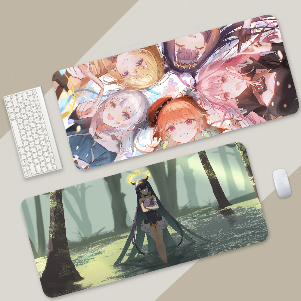 Ninomae Ina'nis hololive Mousepad Large Gaming Mouse Pad LockEdge Thickened Computer Keyboard Table Desk Mat