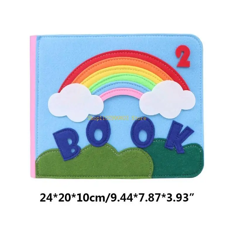 Sách Học Chống Rách Bé Sách Đồ Chơi Giáo Dục Cuốn Sách Mềm Dành Cho Các Trung Tâm Hoạt Động Sơ Sinh Nhận Biết Màu Sắc Đồ Chơi