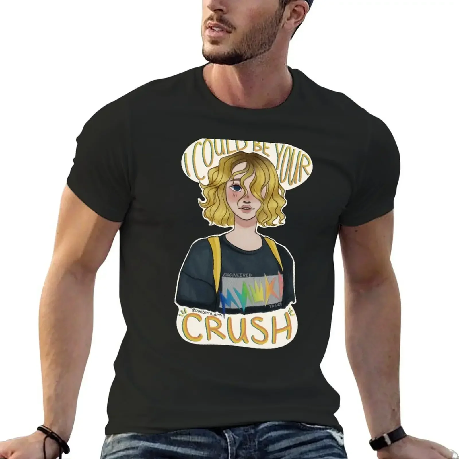 I Could Be Your Crush - Tessa Violet T-Shirt blanks Aesthetic clothing oversized anime stuff men clothings